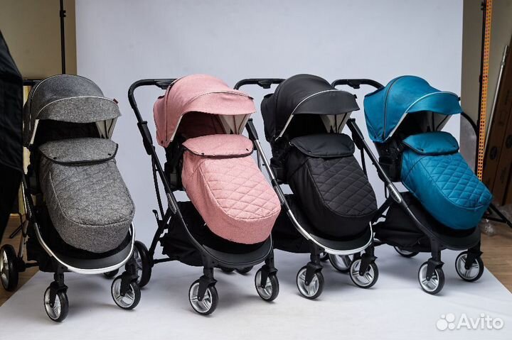 Коляска Dearest 1108 с реверсивным блоком New2021г