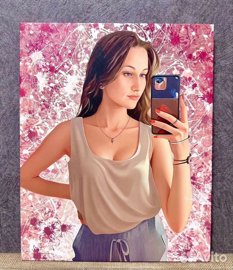 Портрет на холсте по фото