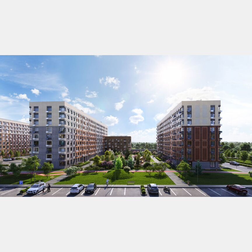 2-к. квартира, 51 м², 2/9 эт.
