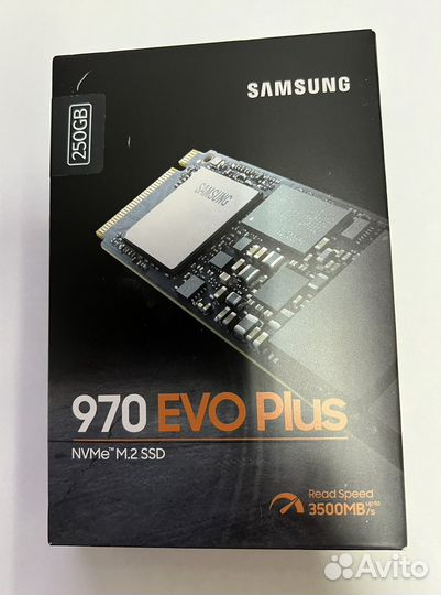 SSD диски Samsung 250GB 970 Evo Plus M2 (новые)