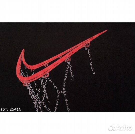 Футболка Swoosh Nike Чёрная