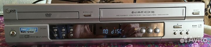 DvD-VHS пишущий плеер LG DC 365