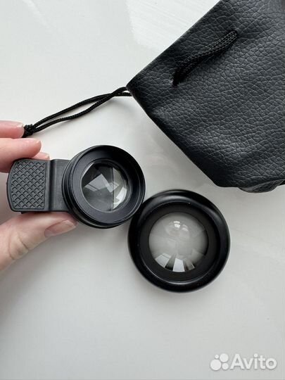 Линза на телефон макро + ширик