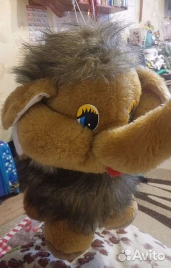 Игрушка мягкая мамонт