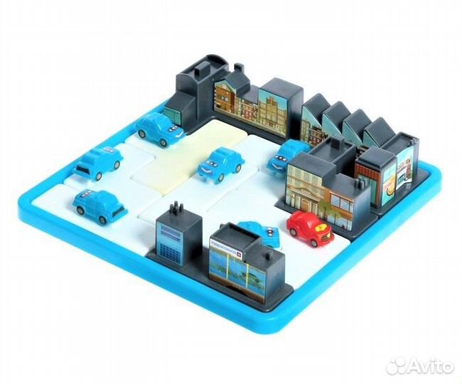 Игра на логику - Погоня в городе (Парковка) 5+