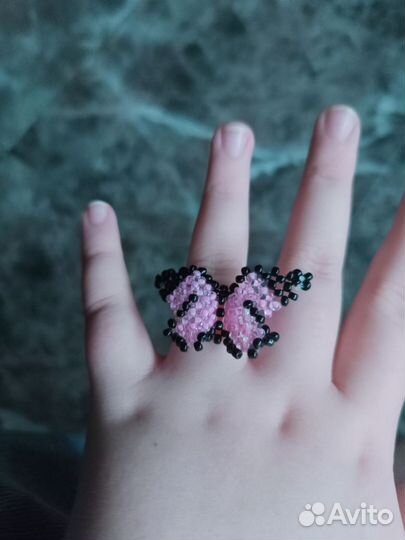 Колечки из бисера