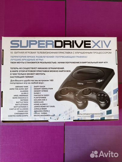 Игровая приставка 16bit Drive14 (160-in-1) Black