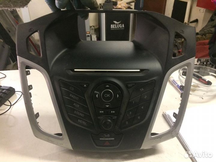 Панель управления магнитолой Ford Focus III 11-19г