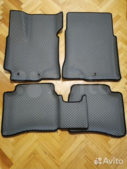 Коврики эва(EVA) на киа рио RIO 3 с бортами