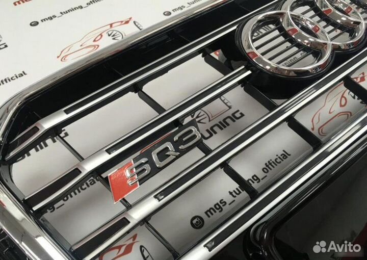 Решётка на Audi Q3 11-14 SQ3 стиль 1