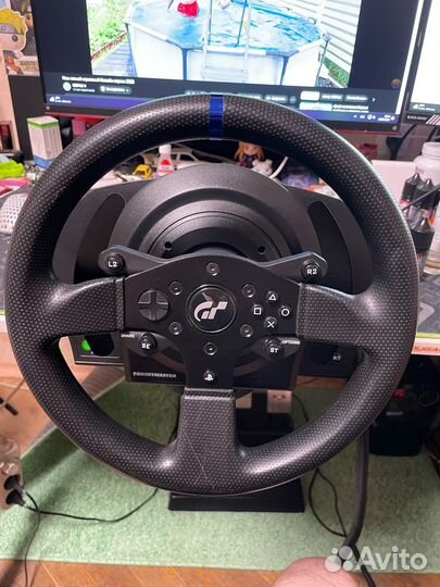 Игровой руль thrustmaster t300 gt, 3 педали