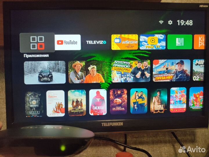 Смарт тв приставка AndroidTV прошита/настроена