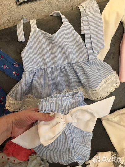 Вещи пакетом для девочки 5-8 месяцев