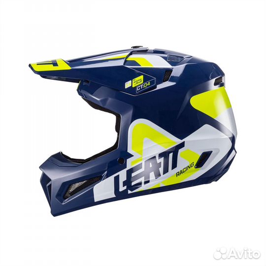 Мотошлем Leatt Moto 3.5 Helmet Kit (Blue, L, 2024