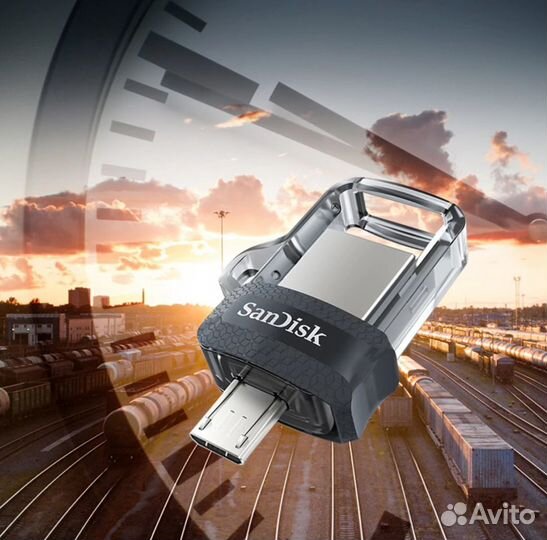 Флешка 128гб SanDisk Ultra - USB 3.0
