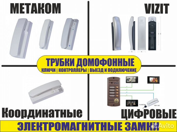 Трубка домофонная метаком