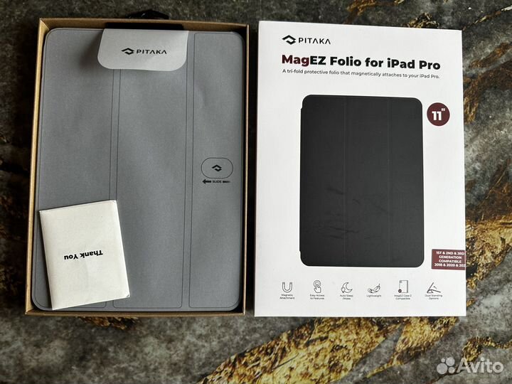 Чехол pitaka Folio iPad Pro 11