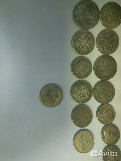 Царские монеты (реплика) с гуртовыми надписями