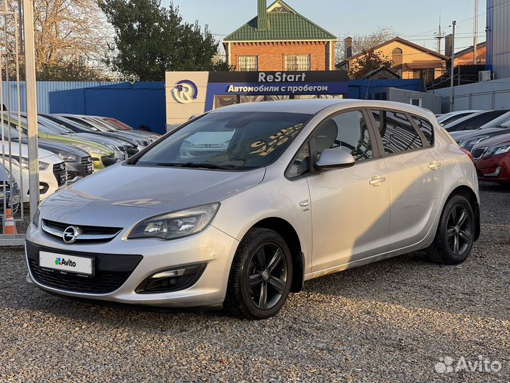 Opel Astra 1.6 МТ, 2014, 190 000 км