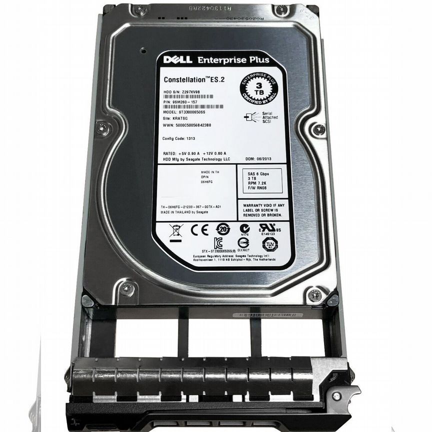 [06H6FG] Жесткий Диск Dell 3tb 6h6fg 6g Sas 3,5 06h6fg