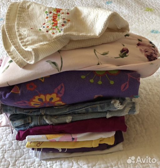 3 пакета вещей на девочку 5-6 л. Лето