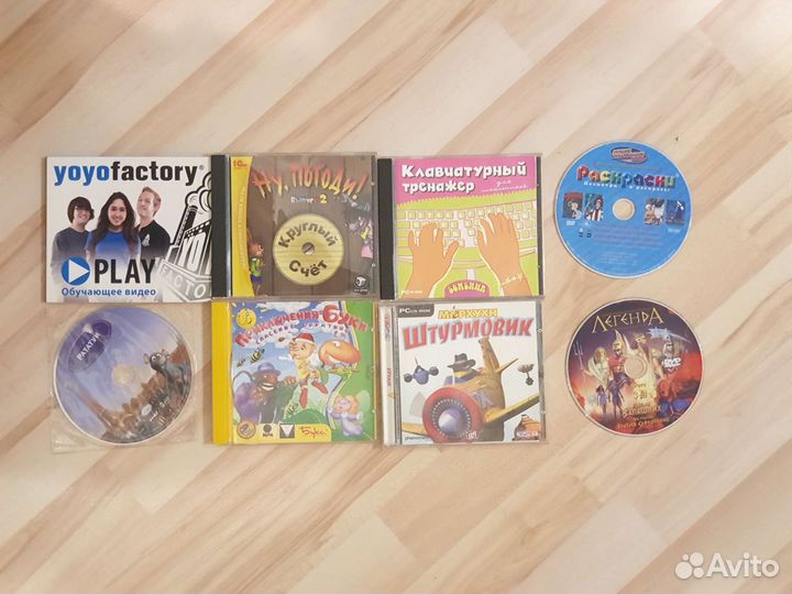 Игры детские рс, DVD