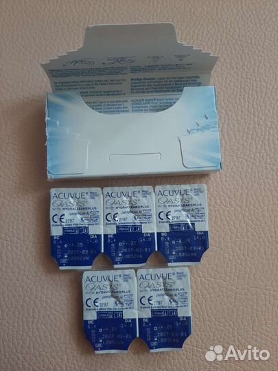 Контактные линзы acuvue Oasys