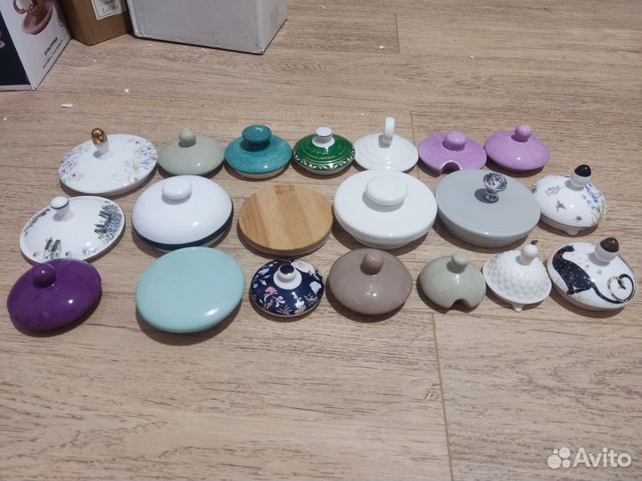 Крышки для чайников, сахарниц, и банок