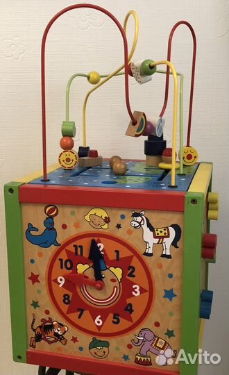 Детский развивающий куб 30х30х30 (бизикуб)