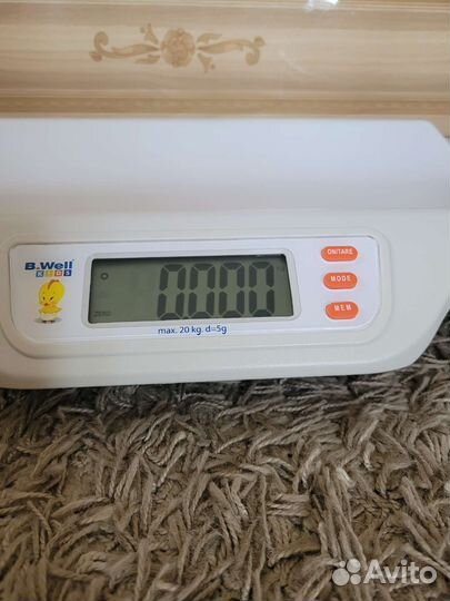 Детские электронные весы B.Well Модель WK-160