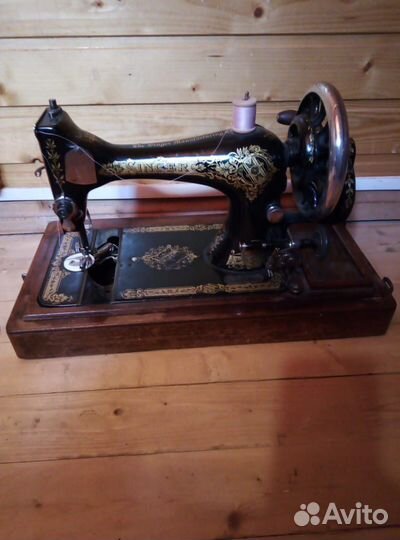 Антикварная ручная машинка singer, 1906