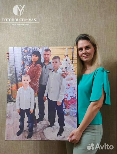 Фото на холсте