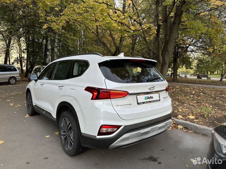 Hyundai Santa Fe 2.0 AT, 2019, 55 100 км