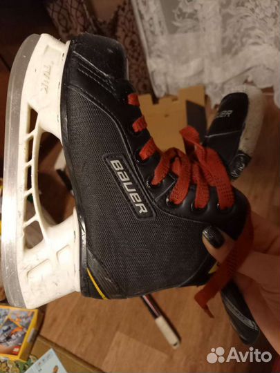 Хоккейные коньки bauer детские