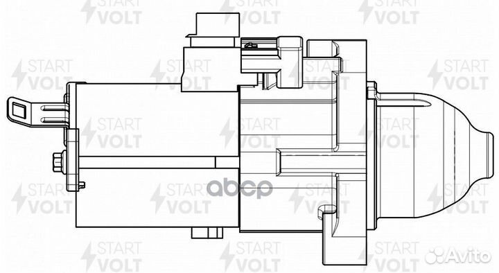 Стартер для а/м Honda CR-V (12) /Crosstour (12