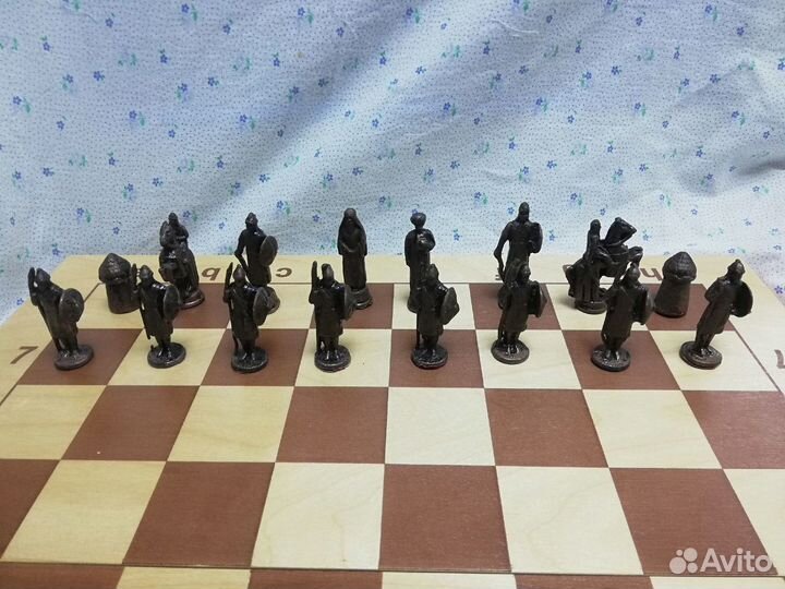 Шахматы старинные фигуры из олова
