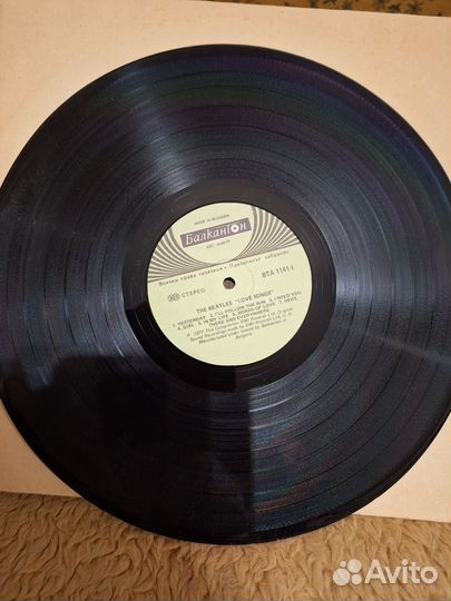 Виниловые пластинки The Beatles Love songs 1977г