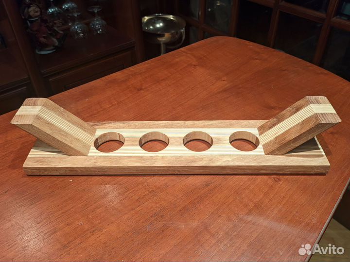 Шотница/рюмочница/подставка для рюмок из дерева