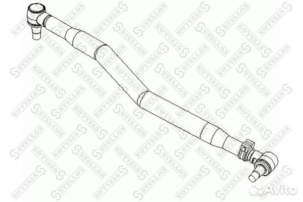 Тяга рулевая прод L863 d52 1изг