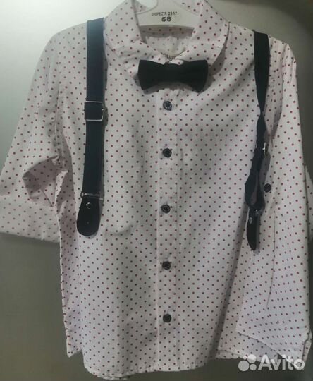 Рубашка для мальчика 5-7 лет. Новая