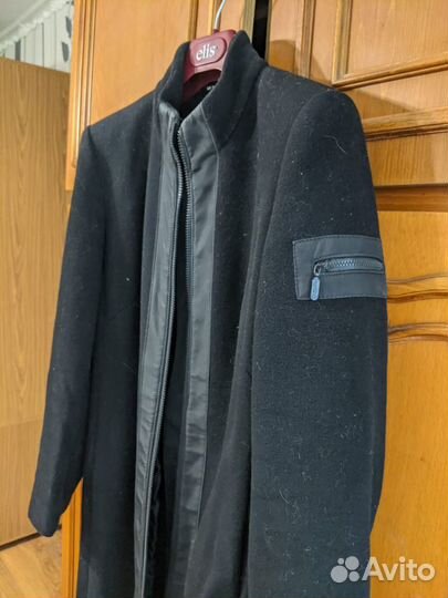 Пальто чёрное