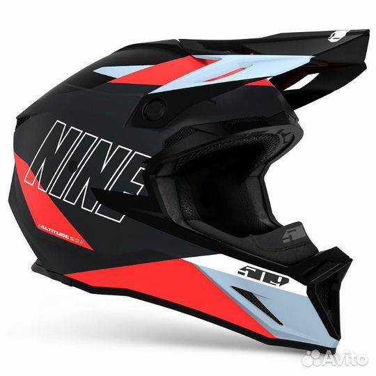 Шлем 509 Altitude 2.0 Dark Ops with Red (XL)