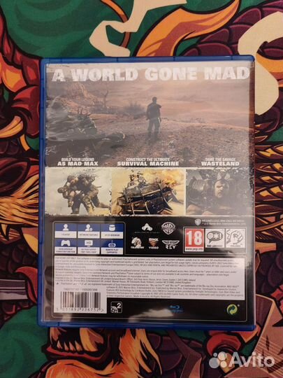 Игра ps4 Mad Max