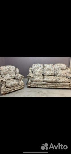 Диван и 2 кресла