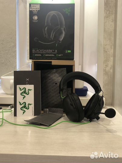Игровые наушники Razer blackshark v2 x