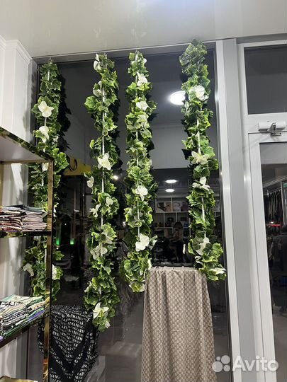 Искусственные цветы бу