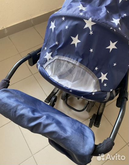 Зимняя детская коляска-сани 2 в 1