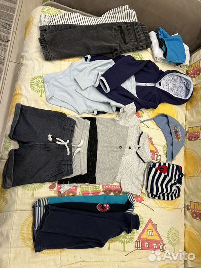 Детские вещи пакетом на мальчика 86 92 hm zara