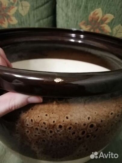 Напольный керамический горшок / кашпо