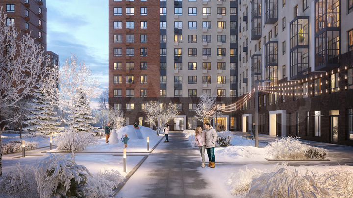 3-к. квартира, 77,7 м², 16/17 эт.